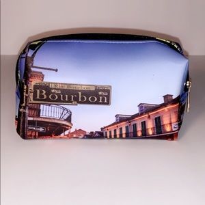 “ New Orleans St” styled cosmetic bag